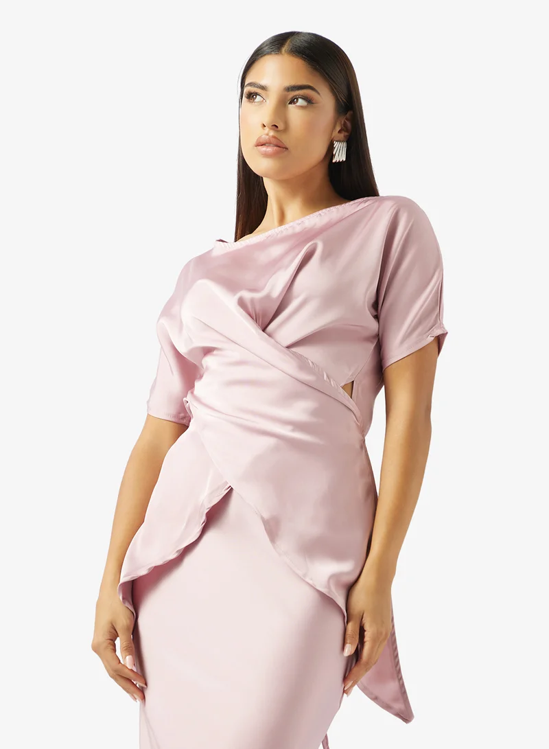Ella  Dress With Mock Top for Women | Best Price UAE